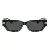 Versace dámske VE4465-545687 slnečné okuliare, čierny rám, tmavosivé sklá, 54 mm