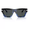 Versace VE4464-545887 dámske cat-eye slnečné okuliare, čierna/sivá, 55 mm