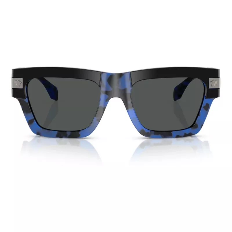 Versace VE4464-545887 dámske cat-eye slnečné okuliare, čierna/sivá, 55 mm