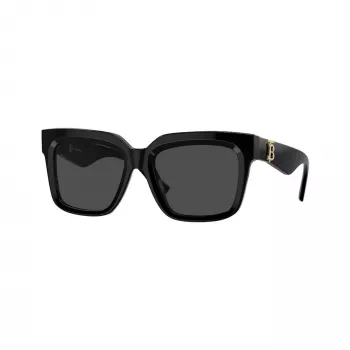 Burberry BE4419-300187 dámske slnečné okuliare, čierny rám, sivé sklá, 54 mm