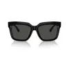 Burberry BE4419-300187 dámske slnečné okuliare, čierny rám, sivé sklá, 54 mm