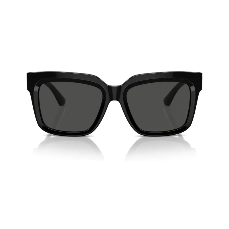 Burberry BE4419-300187 dámske slnečné okuliare, čierny rám, sivé sklá, 54 mm