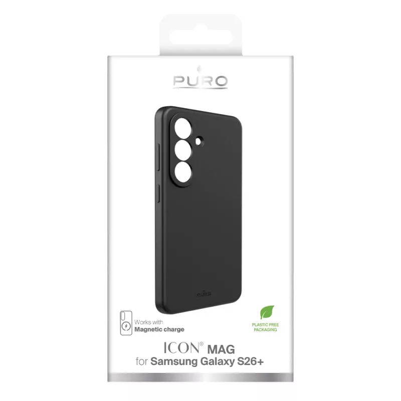 SBS Mobile ICONMAG MagSafe zadné puzdro pre Samsung Galaxy S26+ - čierne PUSGS26PICONMAGBLK