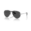 Burberry BE31511316876 dámske pilotné slnečné okuliare, zlatý rám, hnedé gradientové sklá, 60 mm