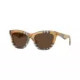 Burberry BE4435-414673 dámske slnečné okuliare, čierny rám, tmavosivé sklá, 53/18/140 mm