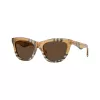 Burberry BE4435-414673 dámske slnečné okuliare, čierny rám, tmavosivé sklá, 53/18/140 mm