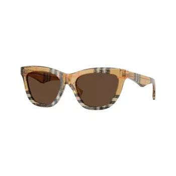 Burberry BE4435-414673 dámske slnečné okuliare, čierny rám, tmavosivé sklá, 53/18/140 mm
