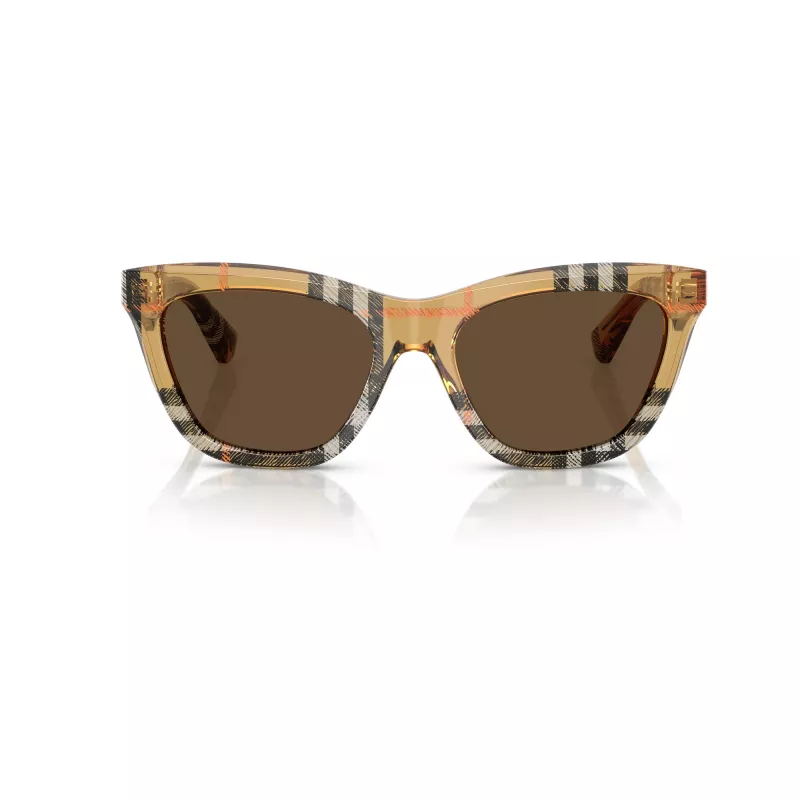 Burberry BE4435-414673 dámske slnečné okuliare, čierny rám, tmavosivé sklá, 53/18/140 mm