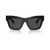 Burberry BE4449-300187 dámske cat-eye slnečné okuliare, čierny rám, sivé gradientové šošovky, 53mm