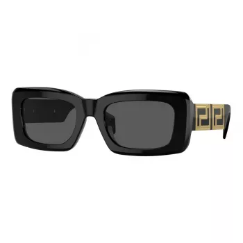 Versace VE4444UGB187 dámske cat-eye slnečné okuliare, čierny rám, sivé gradientové šošovky, 54mm