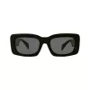 Versace VE4444UGB187 dámske cat-eye slnečné okuliare, čierny rám, sivé gradientové šošovky, 54mm