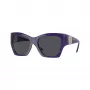 Versace VE4452-541987 dámske slnečné okuliare, čierny cat-eye rám, sivé šošovky, 55/19/135 mm