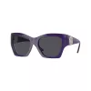 Versace VE4452-541987 dámske slnečné okuliare, čierny cat-eye rám, sivé šošovky, 55/19/135 mm