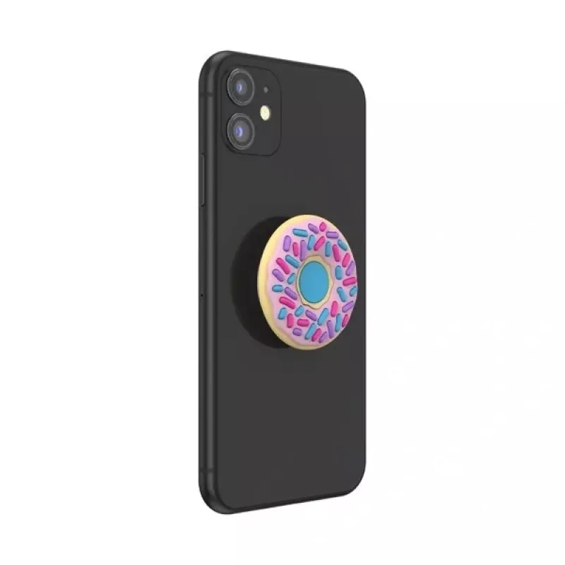PopSockets PopGrip Standard – dizajn donut, vymeniteľný držiak a stojan na telefón