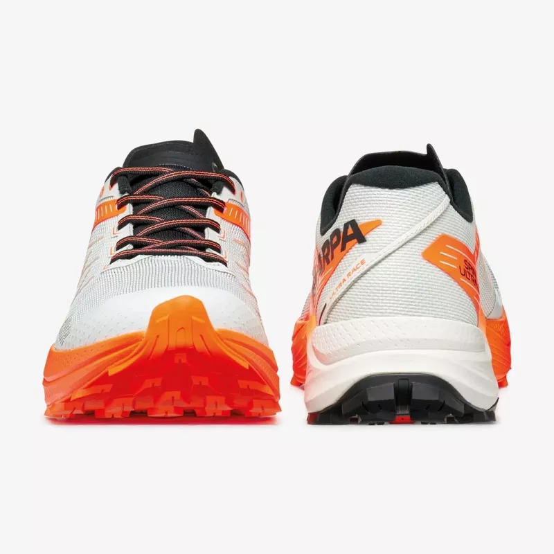 Scarpa Spin Ultra 2 trailové bežecké topánky - Ice Orange/Fluo Yellow - EU 46