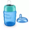 Philips AVENT Easy Sip tréningový hrnček, 9M+, 260 ml, silikónový výpust, modrý