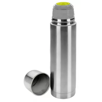 IBILI nerezová vákuová izolačná termoska, 1000 ml, brúsené striebro