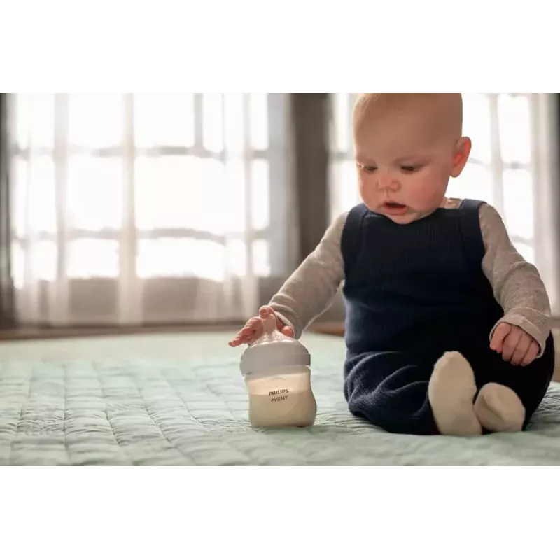 Philips Avent Natural Response fľaša na pitie 125 ml s cumlíkom pre novorodencov, 0m+