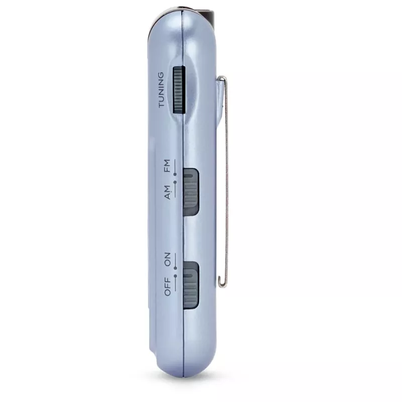 AIWA R-22SL prenosné AM/FM vreckové rádio so slúchadlami, sivé