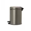 Brabantia NewIcon 5 litrový pedálový kôš, Platinum