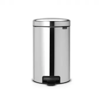 Brabantia NewIcon 12L pedálový kôš, Brilliant Steel