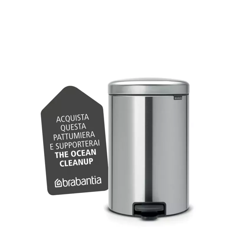 Brabantia NewIcon 20L pedálový kôš, Matt Steel
