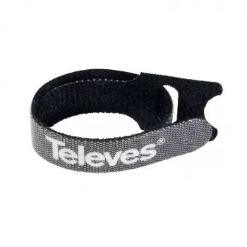 Televes KBL suché káblové viazače, balenie 10 ks, čierne, 15 mm x 250 mm 200102