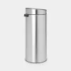 Brabantia Touch Bin 30L odpadkový kôš, Matt Steel