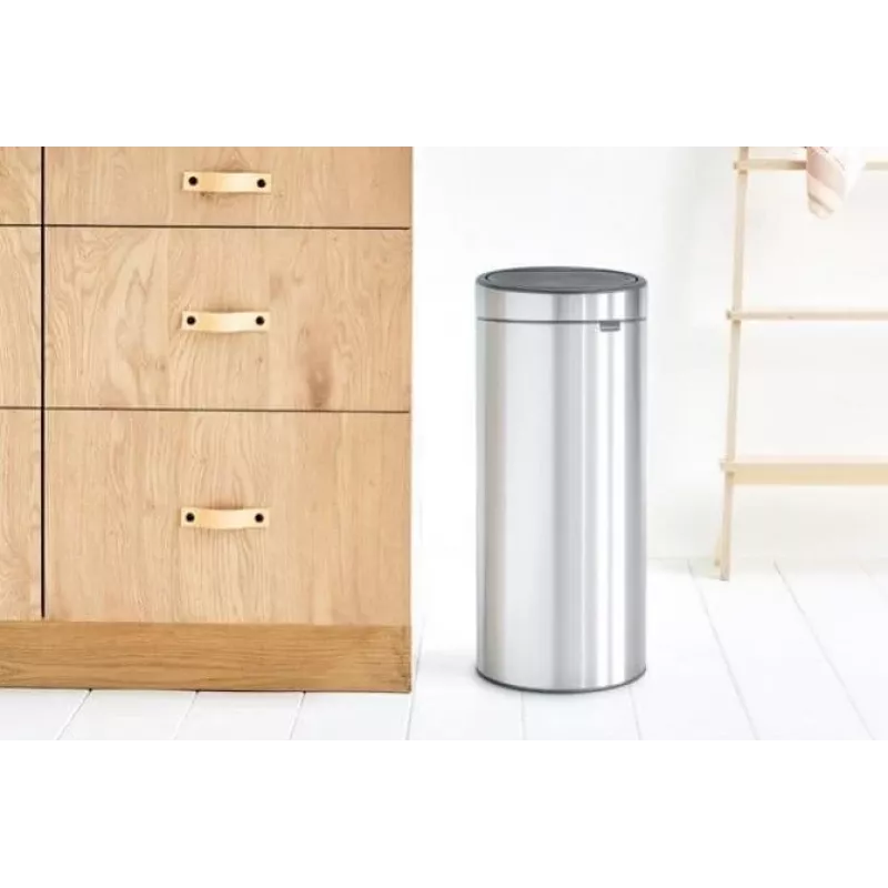 Brabantia Touch Bin 30L odpadkový kôš, Matt Steel