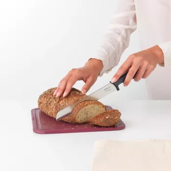 Brabantia Profile Line nôž na chlieb XL tmavosivý