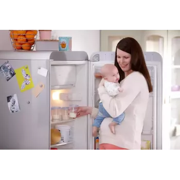 Philips Avent nádobky na skladovanie materského mlieka a detskej stravy 180 ml (balenie 5 ks) s viečkami