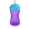 Philips AVENT My Grippy tréningový hrnček s mäkkým výpustom 300 ml, 9m+, fialový