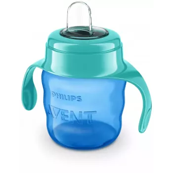 Philips AVENT Easy Sip tréningový hrnček s držadlami, 6M+, 200ml, silikónový výpust, zelený
