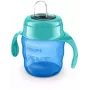 Philips AVENT Easy Sip tréningový hrnček s držadlami, 6M+, 200ml, silikónový výpust, zelený