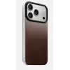 NOMAD Magnetic Leather Back pre iPhone 17 Pro kompatibilné s MagSafe Horween koža Rustic Brown