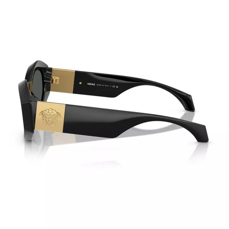 Versace VE4466UGB187 pánske slnečné okuliare čierny rám tmavosivé sklá 54-19-140