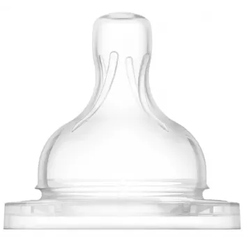 Philips Avent Anti-Colic silikónový cumlík na detskú fľašu, rýchly tok mlieka, 6M+, balenie 2 ks