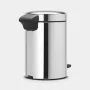 Brabantia NewIcon 5L pedálový odpadkový kôš Brilliant Steel