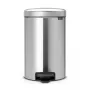 Brabantia NewIcon pedálový odpadkový kôš 12L Matt Steel