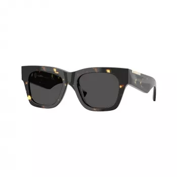 Burberry BE4424-410687 dámske slnečné okuliare, Cat Eye, priehľadný sivý rám, tmavosivé sklá, 52/18/130 mm