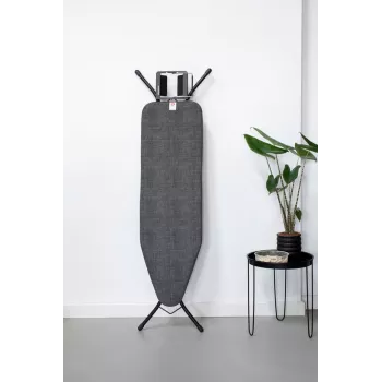 Brabantia poťah na žehliacu dosku Denim Black, veľkosť B, 124x38 cm, 8mm podložka