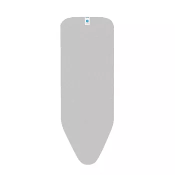 Brabantia poťah na žehliacu dosku, 124x45 cm, metalizovaná bavlna, 2mm pena, metallic-sivá