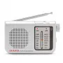 AIWA RS-55/SL prenosné analógové AM/FM vreckové rádio, sivé