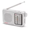 AIWA RS-55/SL prenosné analógové AM/FM vreckové rádio, sivé