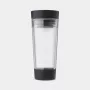 BRABANTIA Make & Take cestovný térmug na čaj, 0,36 L, tmavosivý