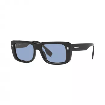 Burberry BE4376U300172 pánske slnečné okuliare, štvorcové, čierny rám, tmavosivé sklá, 55mm