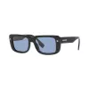 Burberry BE4376U300172 pánske slnečné okuliare, štvorcové, čierny rám, tmavosivé sklá, 55mm