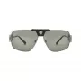Versace VE2251-1001-2 pánske slnečné okuliare Pilot Aviator čierny rám sivé sklá 63mm