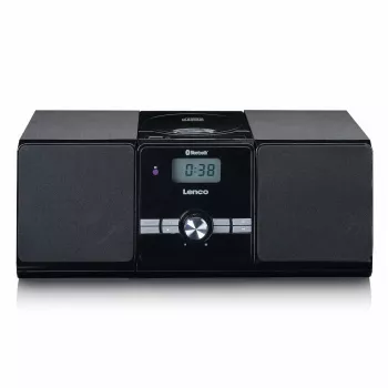 Lenco MC-030BK mikro hudobný systém s Bluetooth, CD, UKW rádiom, USB, AUX, čierny