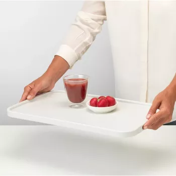 Brabantia ReNew krájacia doska / servírovacia doska, veľká, svetlosivá
